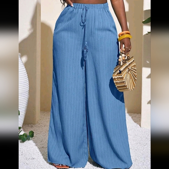 Pants - Women's Casual Full Length Geometric Pattern Green Pants